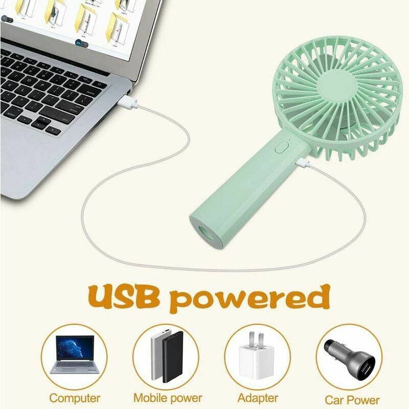 Unbrand Mini Usb ventilateur Portable Rechargeable 3 Vitesses Ideal pour  bureau, Voyage - Prix pas cher