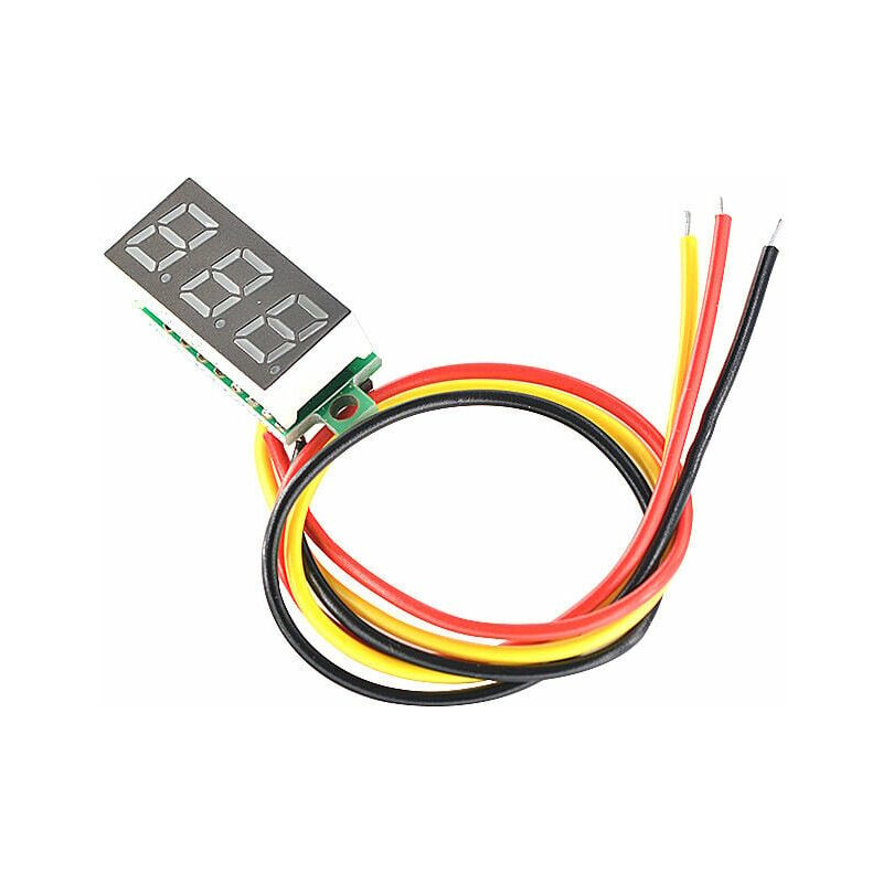 Testeur de Tension de Courant Alternatif, Voltmètre Ampèremètre LED Mini  Carré Testeur de Tension Numérique avec Voltmètre Ampèremètre  Fréquencemètre AC60-500V 0-100A 20-75 Hz