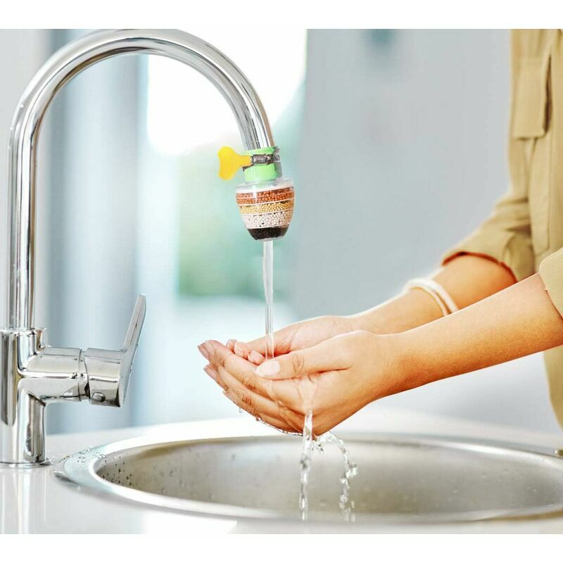 Filtre � eau avec compteur 17,2X8,8X14,3Cm Nouveau sur robinet