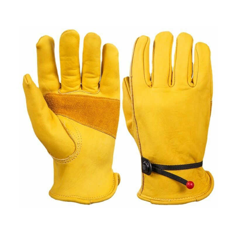 Gants de protection en cuir, matériaux de sécurité professionnels, gants de  travail, gants réutilisables, gants de jardinage,Ternel