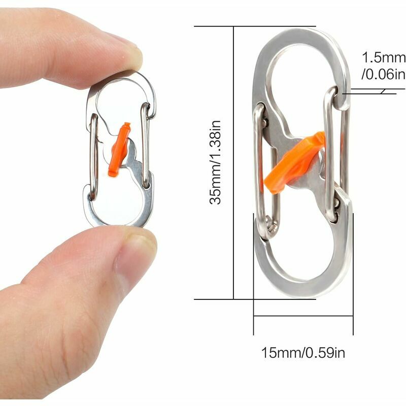 Mousqueton Magnétique De Pêche, Fermoir Magnétique De Pêche Portable Mains  Libres Léger Pour L'extérieur 