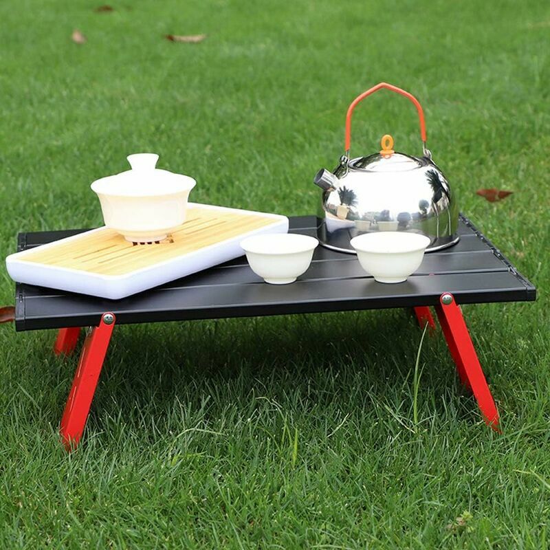 1 Pièce Table De Camping Pliante En Alliage D'aluminium Pour Pique-nique En  Plein Air, Mini Table Portable, Mode en ligne