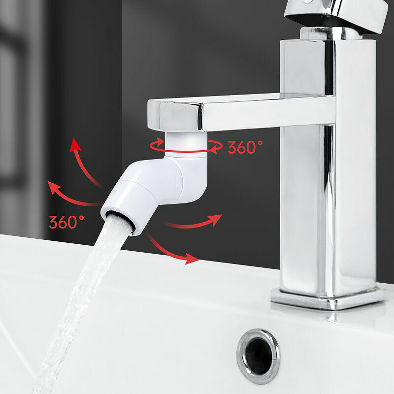 Robinet de lavabo anti-projection, Booster à 720 degrés, aérateurs