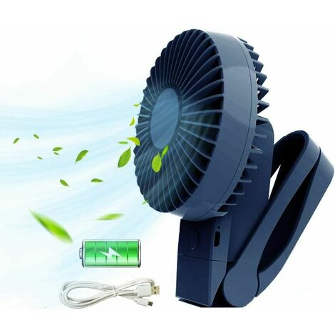 Ventilateur pliable oscillant avec télécommande, réglable en hauteur,  ventilateur de table silencieux avec 4 vitesses de vent/minuterie pour