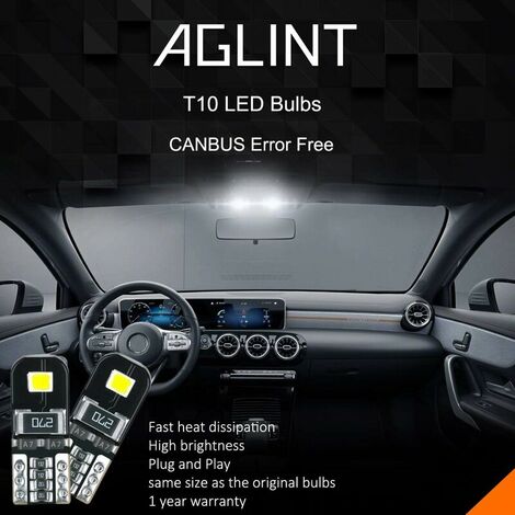 T10 194 W5W LED de stationnement de voiture COB coin de LED Plafonnier intérieur  ampoules de clignotant automatique ampoules de plaque d'immatriculation -  Chine Ampoules LED pour moto, ampoules LED pour voiture