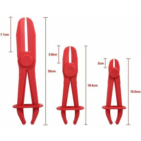 Pince de serrage de tuyau 6 pack, pinces de ligne Pinces pour tuyaux de  frein, tuyaux de carburant, conduites de gaz, tuyau de liquide de  refroidissement