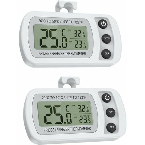 Thermomètre numérique pour réfrigérateur fonction d'enregistrement