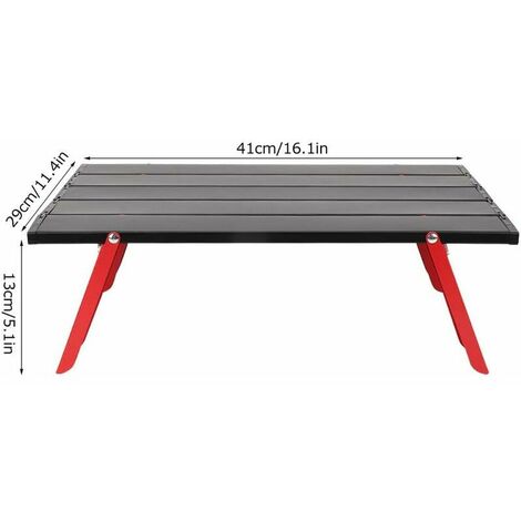 1 Pièce Table De Camping Pliante En Alliage D'aluminium Pour Pique-nique En  Plein Air, Mini Table Portable, Mode en ligne