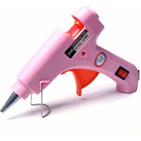 Pistolet à colle thermofusible rose mini accessoires de bijoux de bricolage  faits à la main pour