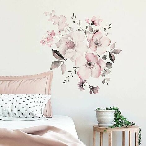 Stickers muraux 3D  Sticker Mural Autocollant effet 3D vases ronds -  Stickers adhésifs 3D Chambre Salon Trompe l'oeil - 30x90cm