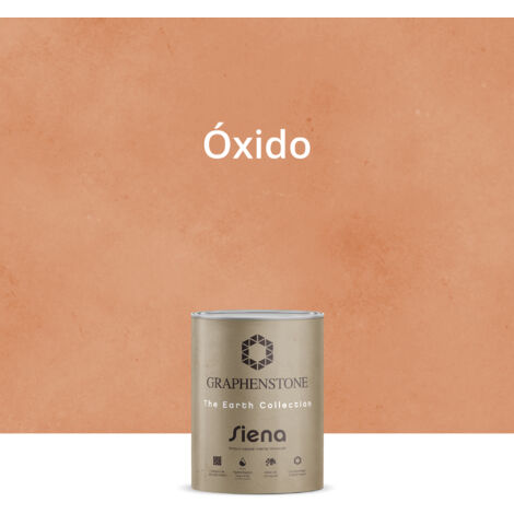 Pintura Ecológica INTERIOR Efecto LIMEWASH Base Cal SIENA Color ÓXIDO 1L