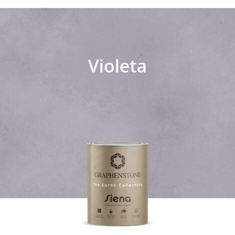 Pintura Ecológica INTERIOR Efecto LIMEWASH Base Cal SIENA Color VIOLETA 1L