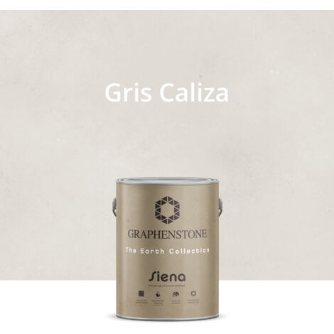 Pintura Ecológica INTERIOR Efecto LIMEWASH Base Cal SIENA Color GRIS CALIZA 4L