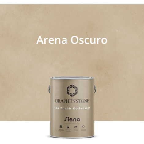 Pintura Ecológica INTERIOR Efecto LIMEWASH Base Cal SIENA Color ARENA OSCURO 4L