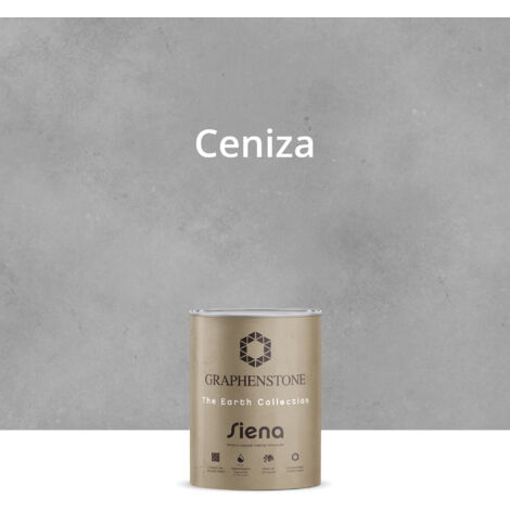 Pintura Ecológica INTERIOR Efecto LIMEWASH Base Cal SIENA Color CENIZA 1L