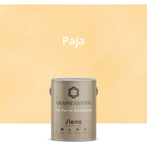 Pintura Ecológica INTERIOR Efecto LIMEWASH Base Cal SIENA Color PAJA 4L