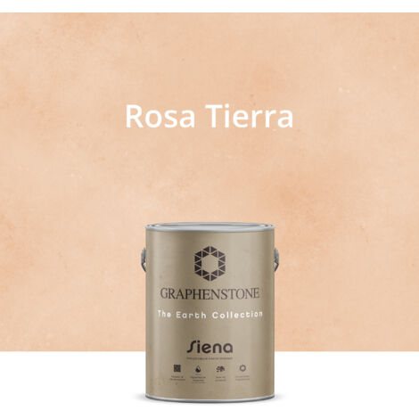 Pintura Ecológica INTERIOR Efecto LIMEWASH Base Cal SIENA Color ROSA TIERRA 4L