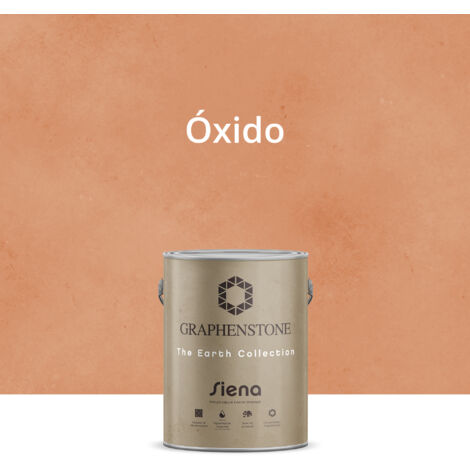 Pintura Ecológica INTERIOR Efecto LIMEWASH Base Cal SIENA Color ÓXIDO 4L