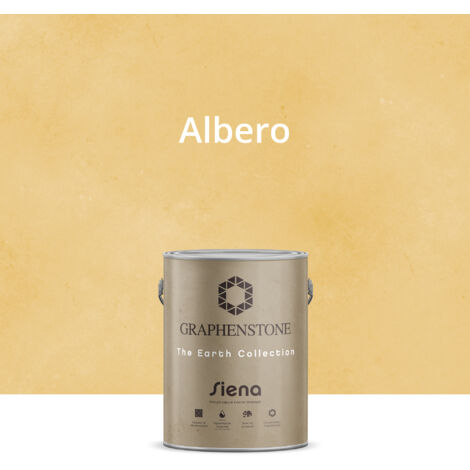 Pintura Ecológica INTERIOR Efecto LIMEWASH Base Cal SIENA Color ALBERO 4L