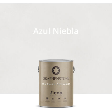 Pintura Ecológica INTERIOR Efecto LIMEWASH Base Cal SIENA Color AZUL NIEBLA 4L