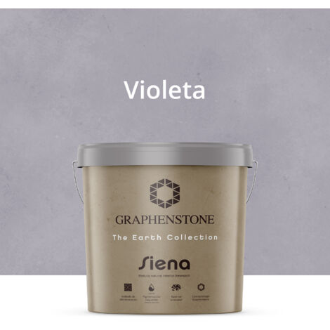 Pintura Ecológica INTERIOR Efecto LIMEWASH Base Cal SIENA Color VIOLETA 12L