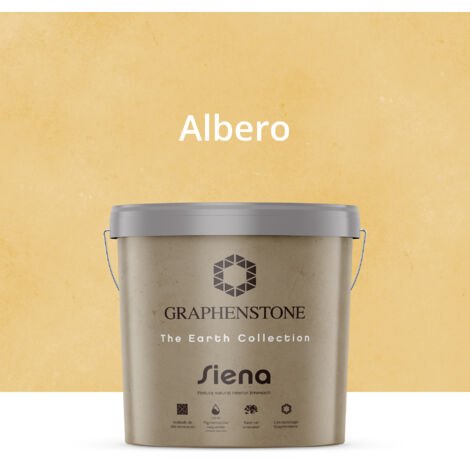 Pintura Ecológica INTERIOR Efecto LIMEWASH Base Cal SIENA Color ALBERO 12L