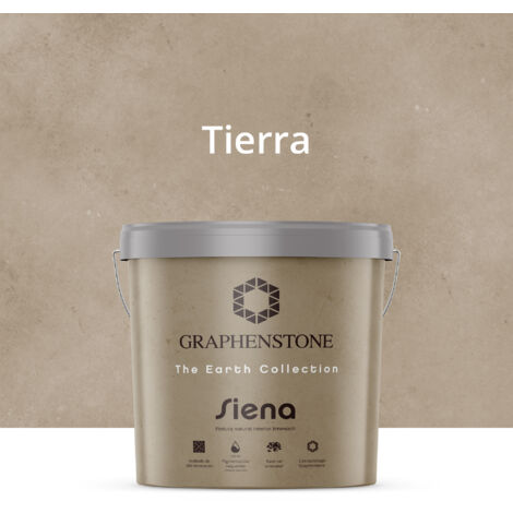 Pintura Ecológica INTERIOR Efecto LIMEWASH Base Cal SIENA Color TIERRA 12L