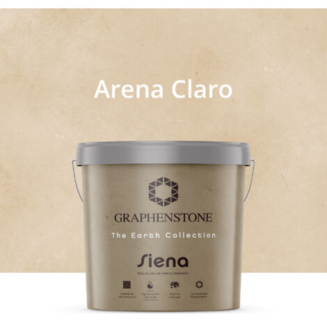 Pintura Ecológica INTERIOR Efecto LIMEWASH Base Cal SIENA Color ARENA CLARO 12L