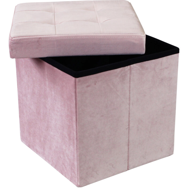 KATI pouf quadrato in velluto