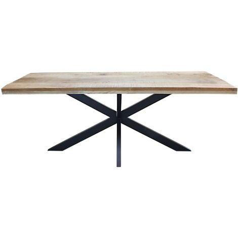 INDY - tavolo con piano in legno massiccio