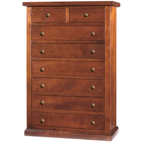 KELLEY - cassettiera in legno massello cm 87 x 45 x 127 h