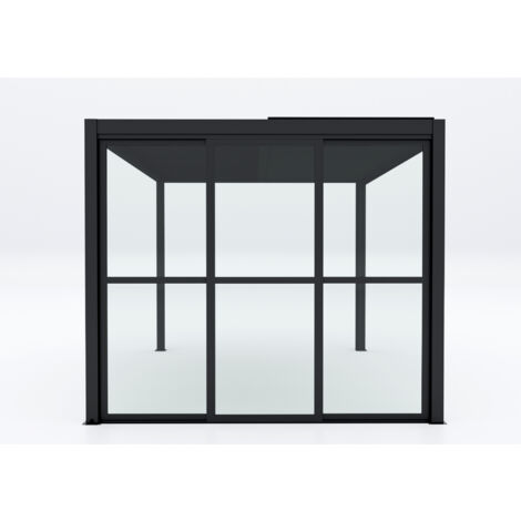 ANDROSS - laterale in policarbonato per pergola bioblimatica 3 m