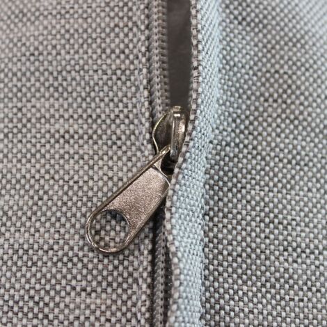 ESCONDIDO - salotto con struttura in alluminio antracite e corda in pvc, tavolino effetto pietra (1/5)