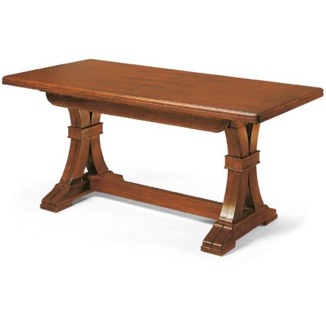 DUSTIN - tavolo da pranzo allungabile in legno massello cm 85 X 180/225/270/315/360