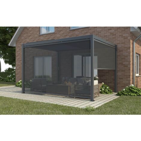 NIMBUS - parete laterale per pergola bioclimatica 270x238 (1/3)
