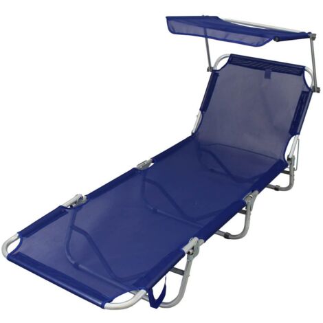 brandina pieghevole prendisole colore casuale cm 190 x 58 x 25 h (1/5)