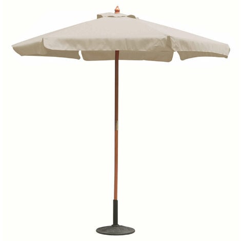 OMBRELLONE in legno 2 x 1,5m RETTANGOLARE GIARDINO OMBRELLONE terassenschirm mercato ombrello uv50+ 