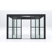ALABASTER - laterale in policarbonato per pergola bioblimatica 4 m