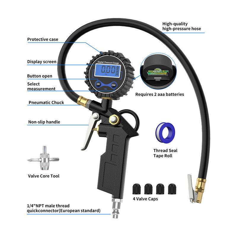 MINI MANOMETRO ANALOGICO MISURATORE DI PRESSIONE PER PNEUMATICI GOMME AUTO