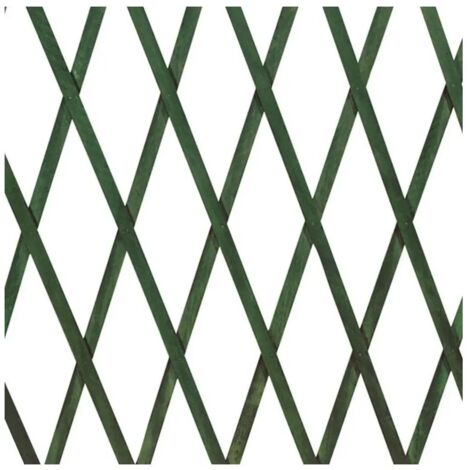 Traliccio estensibile in Legno 180x45 cm a maglia diagonale colore verde