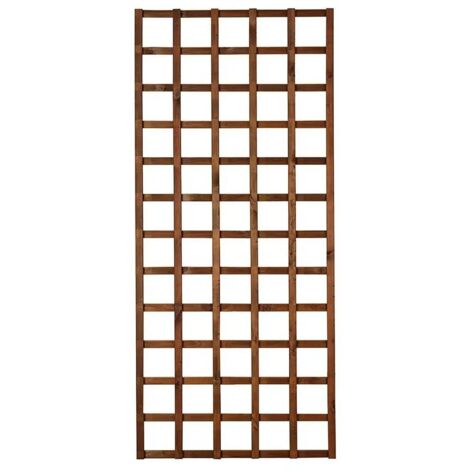 Griglia in legno per esterno Hortus color castagno 80 x 180 cm