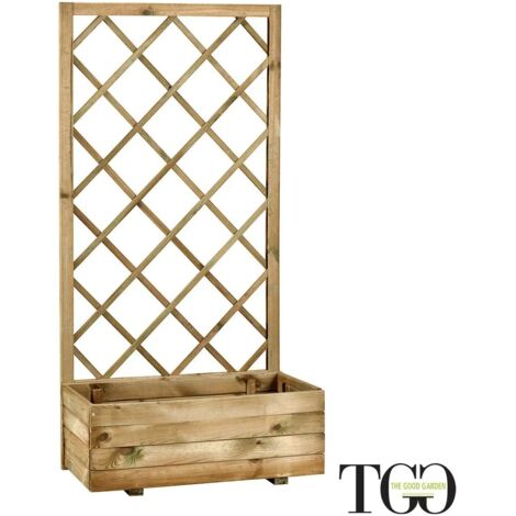 Fioriera con griglia Susy 70X35X H140 Cm