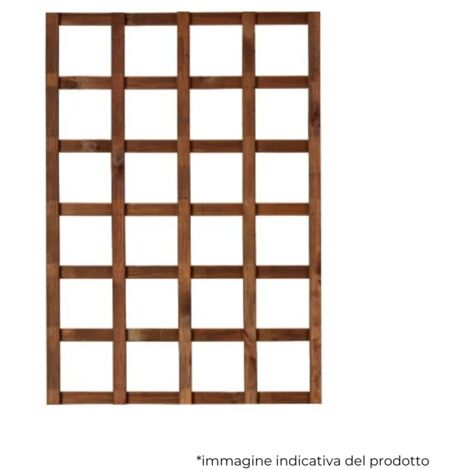 Griglia in legno per esterno Hortus color castagno 60 x 90 cm