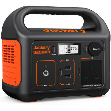 Jackery Portable Power Station Explorer 240, 230V/200W Pure Sine