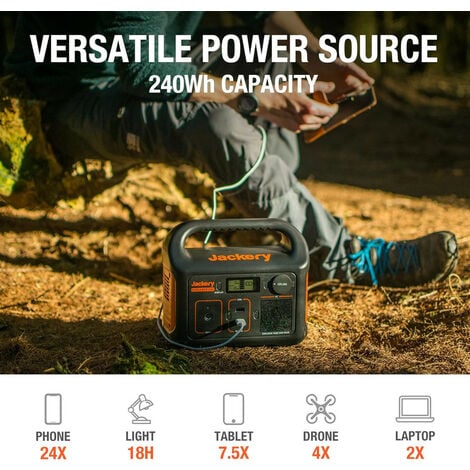 Jackery Portable Power Station Explorer 240, 230V/200W Pure Sine