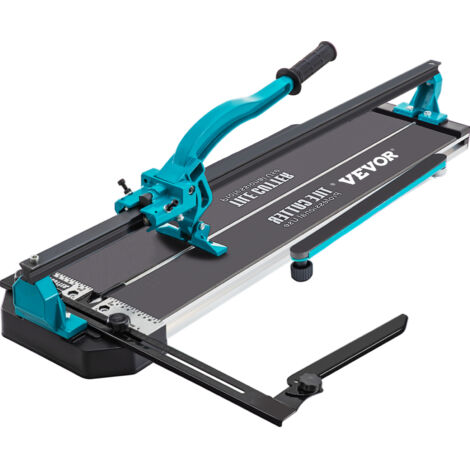 VEVOR Manuelle Fliesenschneidmaschine 35-600 mm, Fliesen Schneidemaschine, Fliesenschneider Schnittdicke 6-15 mm, Extra Schneidrad, Keramik Bodenfliesenschneider, Laser-Positionierung, Einspurig 6 kg