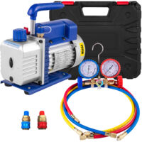 Mophorn 4CFM 1/3HP Vakuumpumpe HVAC Kältetechnik R134A R502 R22 R12 Klimaanlagen Adapter A/C