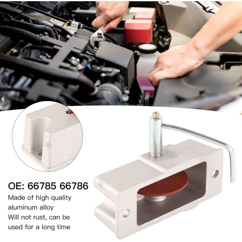 Palmer Mesure 66785 66786 Fileur De Segments De Piston Manuel, 120 Grit Carbide Meule En Alliage D'aluminium, Outil De Remplissage De Segments De Piston Pour La Ru00e9paration Demonte Soupape