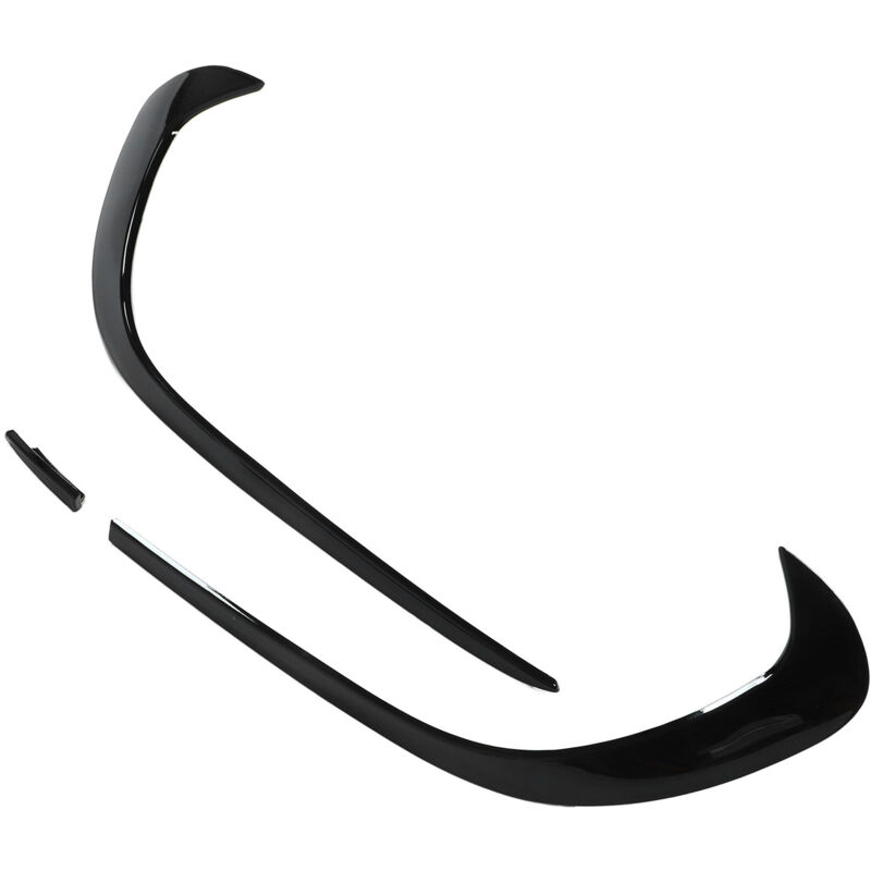 Kit 2 Canards Latéraux – Pour Mercedes Classe A W176 (2016-2018) – ABS Noir – Style Sport – Becquet Avant