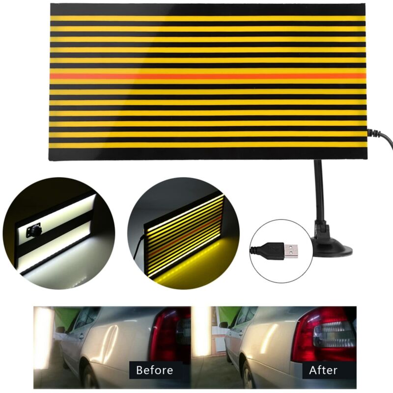 Lampe De Débosselage Voiture - Panneau Réflecteur LED Pour Réparer Les Bosses Sans Peinture